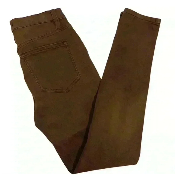 Free People Rust Brown Skinny Denim Jeans Stretch Fall Boho SZ 29 61855-16515125 - Picture 4 of 7